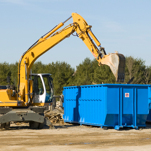 are there any restrictions on where a residential dumpster can be placed in Lake WV